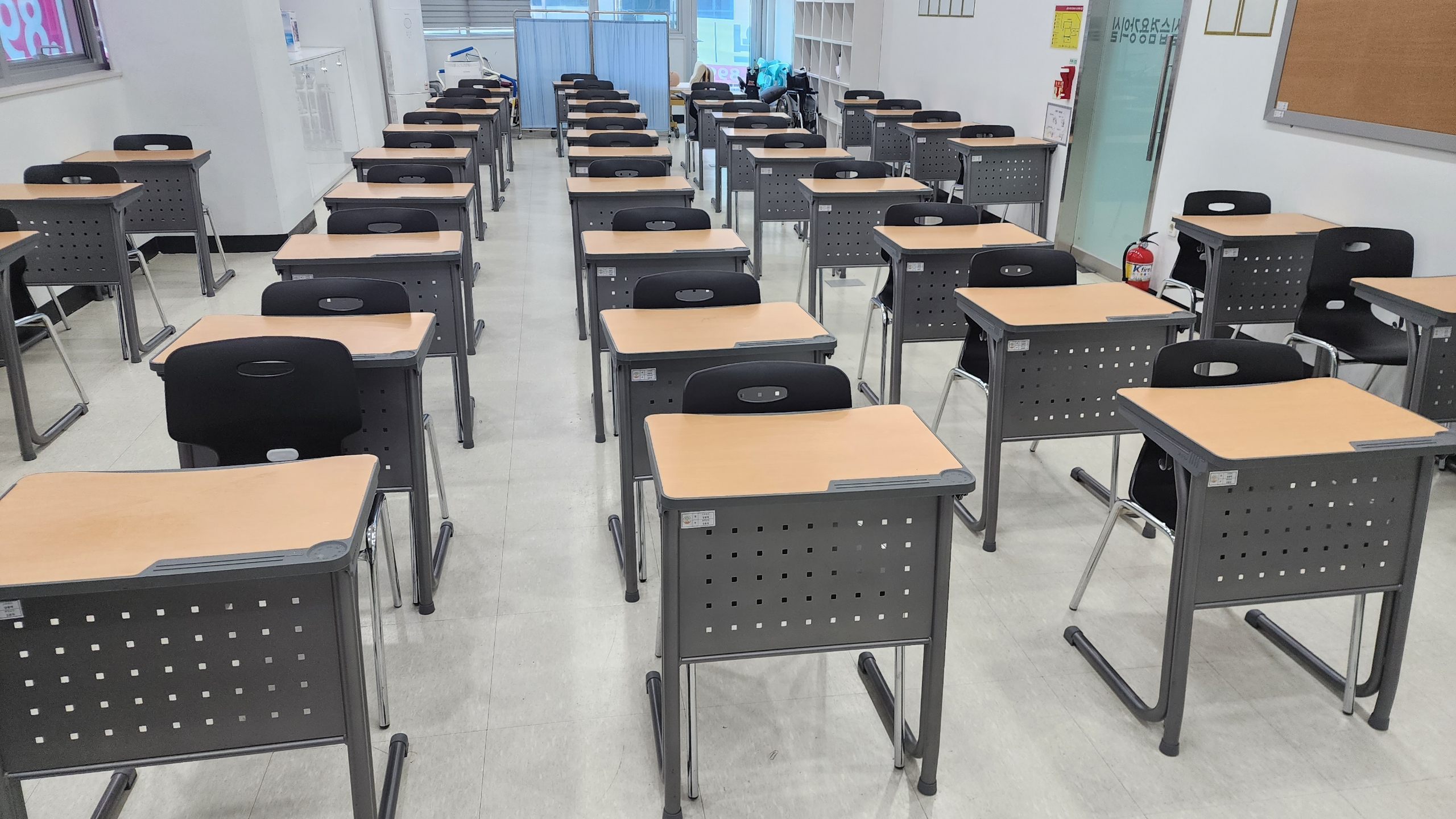 중고 학원 책상 세트
